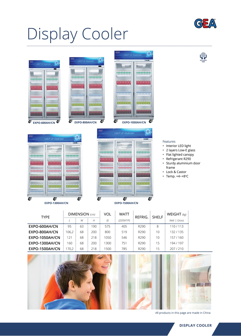 Jual Kulkas Chiller Lemari Pendingin Showcase Display Cooler GEA EXPO-1050 AH/CN Harga, Spesifikasi, dan Review Produk duniamasak.com, Kualitas TERJAMIN, 100% ASLI, Harga MURAH, Buy, Sell, Jual, Beli