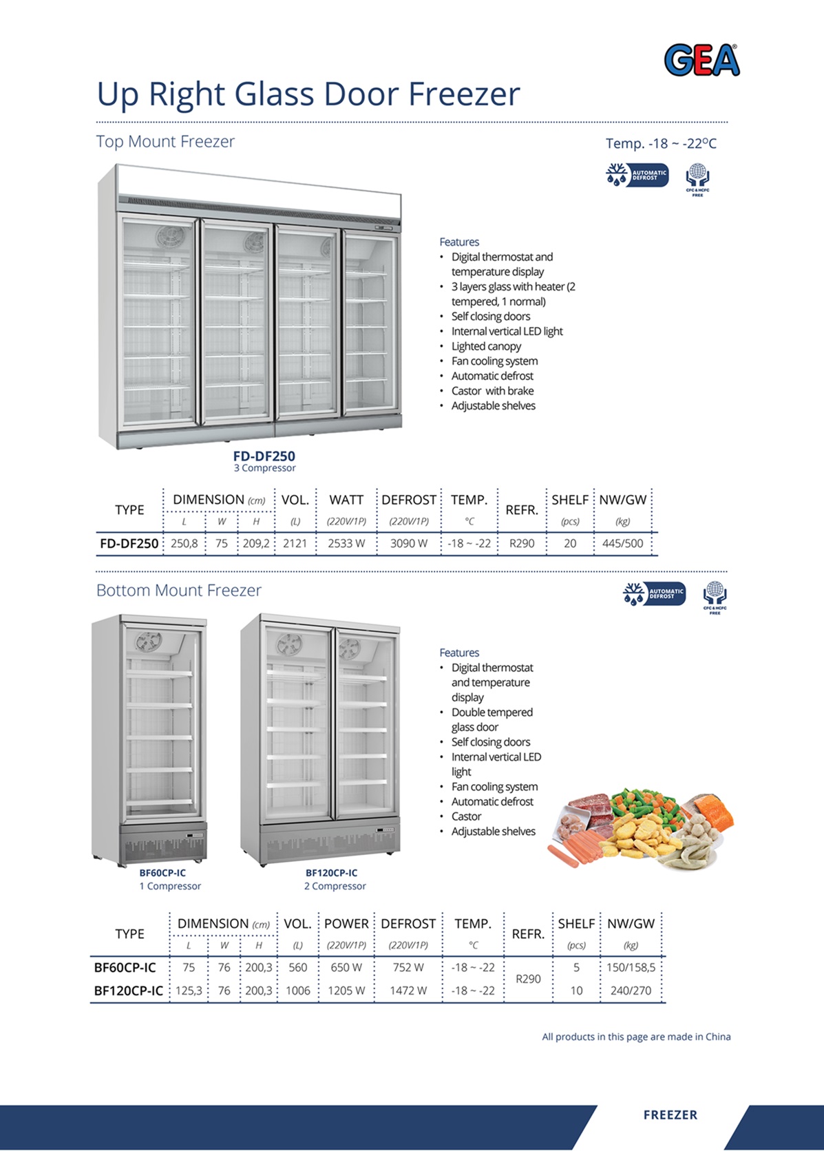 Jual Kulkas Up Right Glass Door Freezer GEA BF60CP-IC Showcase Harga, Spesifikasi, dan Review Produk duniamasak.com, Kualitas TERJAMIN, 100% ASLI, Harga MURAH, Buy, Sell, Jual, Beli