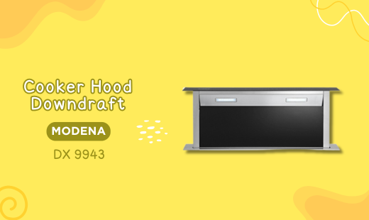 Penghisap Asap Dapur Cooker Hood Downdraft MODENA DX 9943 Alat penghisap asap atau Cooker hood adalah alat rumah tangga yang terpasang di dapur, berguna untuk membersihkan atau menyegarkan udara kotor yang datang dari proses memasak. Desain yang Compact dipasang tepat di belakang kompor untuk tampilan yang tidak mencolok. Beli Produk MODENA termurah di Indonesia! Belanja online di Duniamasak sekarang dan temukan diskon Produk MODENA lainnya untuk mendapatkan harga terbaik. Nikmati promo dan tawaran ekslusif untuk produk MODENA disertai dengan Layanan Customer service terbaik dan berbagai pilihan jenis pengiriman dan pembayaran termudah.