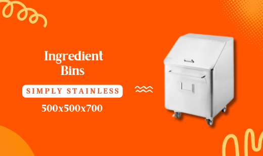 SIMPLY STAINLESS - Ingredient Bins (500 x 500 x 700).