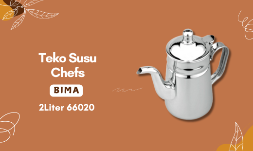 Teko Susu BIMA Chefs 2Liter 66020 merupakan Teko yang berbahan dasar stainless steel yang aman untuk segala jenis minuman panas maupun dingin. Beli Produk BIMA termurah di Indonesia! Belanja online di DuniaMasak sekarang dan temukan diskon Produk BIMA lainnya untuk mendapatkan harga terbaik.