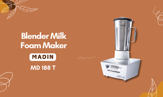 Blender MADIN MD 188 T Membuat buih susu menjadi lebih mudah dengan blender MADIN MD 188 T. Anda dapat menyesuaikan dengan kebutuhan anda. Madin MD 188 T hadir dengan menggunakan konsep blending terobosan baru dalam industri makanan dan minuman. Jadi anda tidak perlu khawatir apabila buih susu yang anda buat gagal, hanya dengan mengolah susu segar menggunakan blender ini anda akan mendapatkan hasil dan rasa yang maksimal. Beli Produk MADIN termurah di Indonesia! Belanja online di DuniaMasak sekarang dan temukan diskon Produk MADIN lainnya untuk mendapatkan harga terbaik.