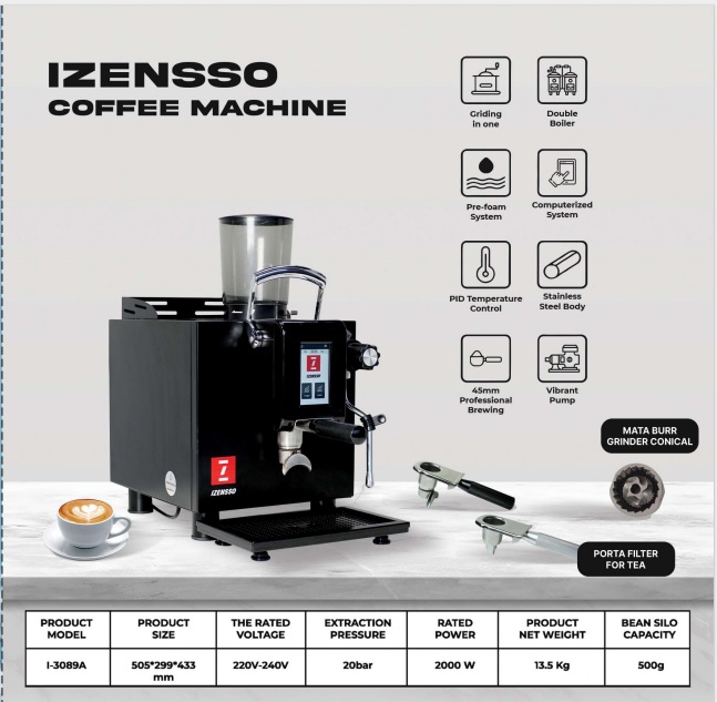 Izensso Espresso Coffee Machine