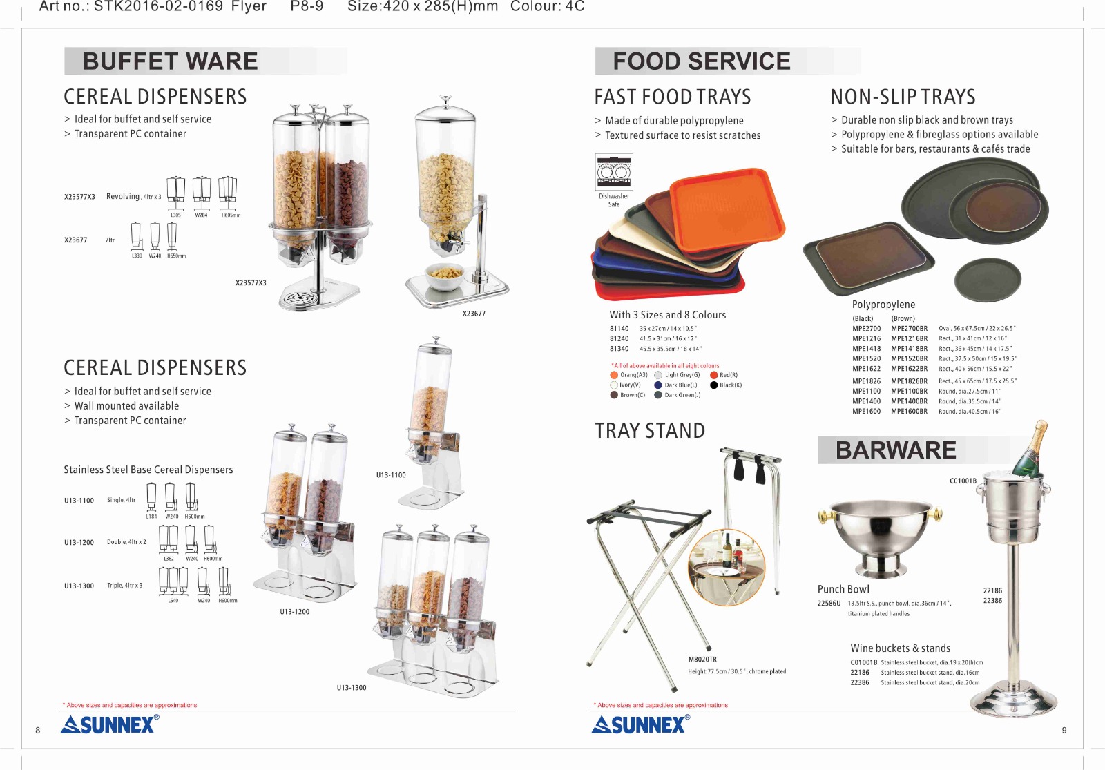 SUNNEX Dispenser Cereal Sereal Single X23677