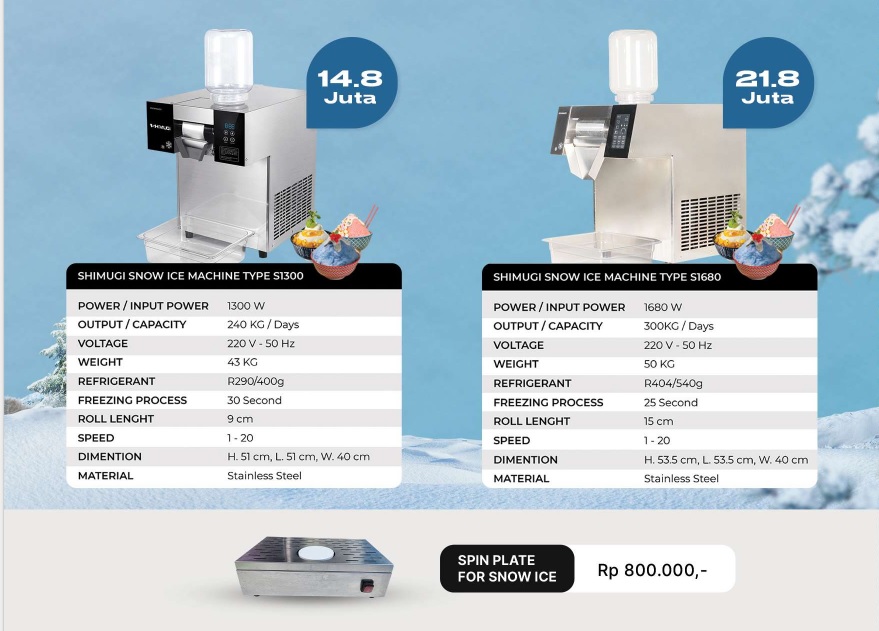 Mesin Snow Ice Salju Shimugi / Shimugi Snow Ice Machine - S360